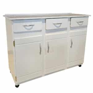 Mesa pantry de color blanco
